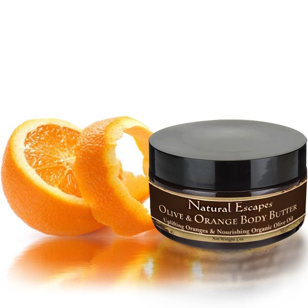 REAL ORANGE Natural Body Butter Cream | Intense Moisturizer for Dry, Itchy Skin, Crepey Skin, Psoriasis, Eczema, Burns, Wrinkles, Scars, Stretch Marks | 5oz