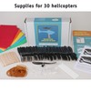 Rubber Band Helicopter Kit – Build 30 DIY Propeller-Powered Helicopters,