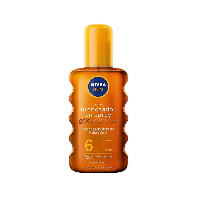 Aceite bronceador corporal NIVEA SUN Golden Bronze resistente al agua