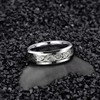 Frank S.Burton 6mm Celtic Dragon Wedding Band Men Women Tungsten