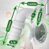 Dishwasher and Washing Machine Drain Adaptor 90° 1 Inch x