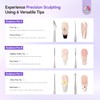 SAVILAND Advanced Nail Art Sculpture Pen Kit: Precision Sculpting Nail