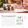 Sublimation Cosmetic Bag Blanks Set DIY Thermal Transfer Blank Cosmetic