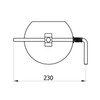 raik Smoke Pipe/Stove Pipe Throttle Valve for Diameter 200 mm
