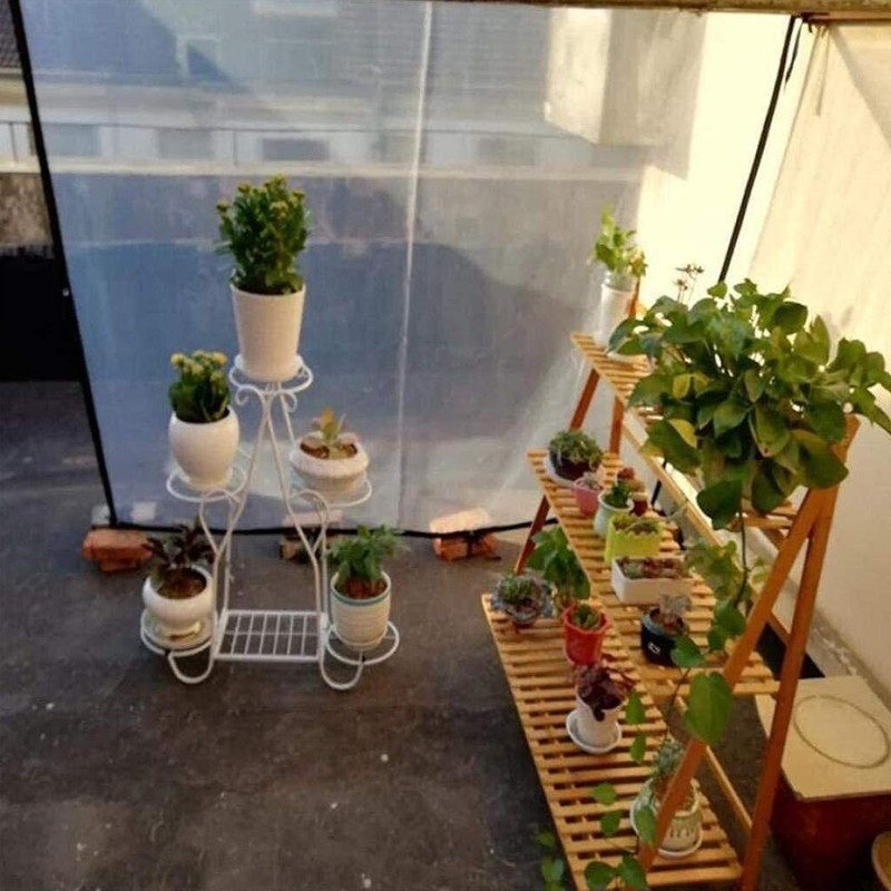 Transparent Tarp Cold Insulation Garden Rainproof Clear Poly Tarp Plant