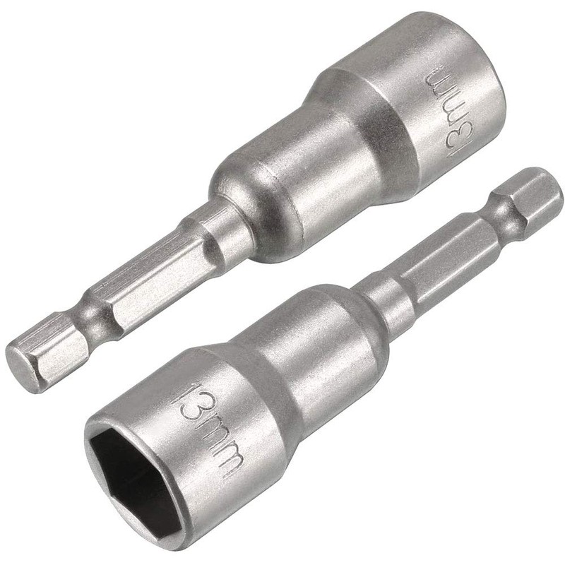 Saipor 5pcs Power Screwdriver Nut Driver Bit Set Sizes 13mm