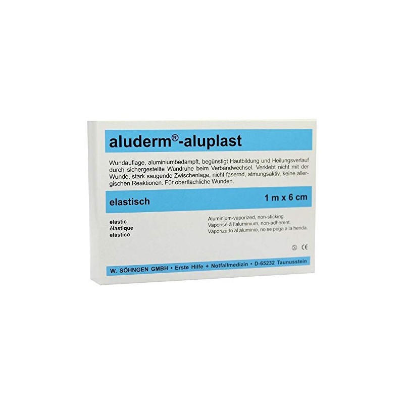 Aluderm Aluplast Wound Dressing Pfl.6 cm x 1 m Stable