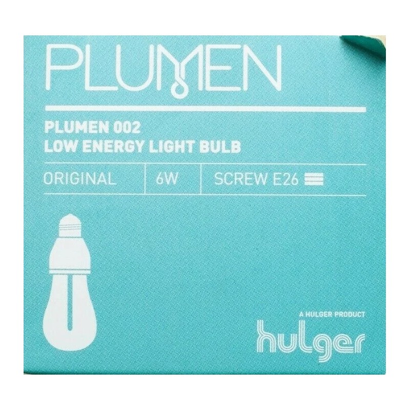 Plumen 002 Low Energy Light Bulb Original 6W Screw E26