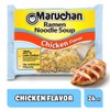 Maruchan Ramen Less Sodium Chicken, Instant Ramen Noodles, Ready to