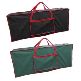 Ram® Black Christmas Tree Storage Bag Fabric Xmas Tree Fabric Decor Holiday Store Bag Upto 9FT Trees