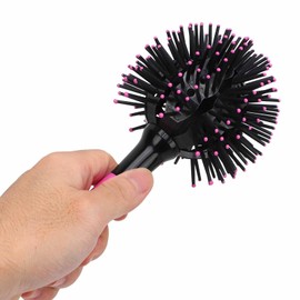 3D Curly Hair Comb,High Temperature Resistant 3D Round Hair Brush 360° Massage Ball Hair Comb 360° Ball Hair Comb Hairdressing Comb