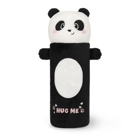 LEGAMI - Super Soft Panda Pencil Case, Soft Pencil Case, Cardboard with Coloring Template Included, 100% Polyester, Super Soft Pencil Case