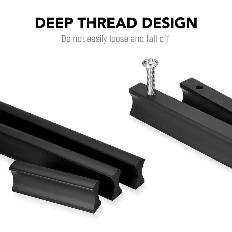 Lpraer Pack of 10 150 mm Furniture Handles, Kitchen Handles,