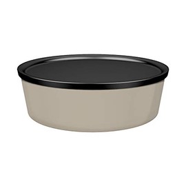 Big Bruno Tall Sustainable Reusable Bowl with Lid for Lunch on the Go (Linen)