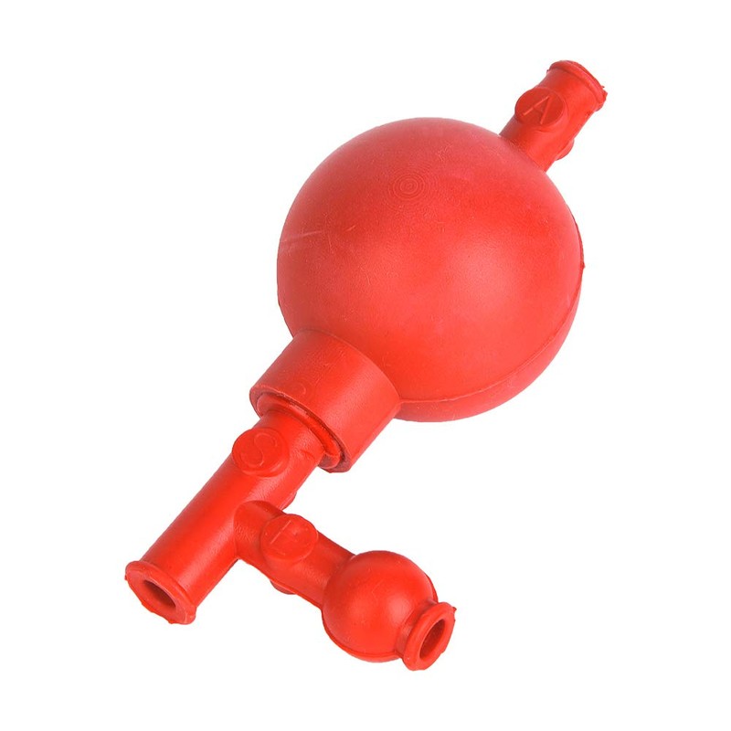 Tiiyee Lab Rubber Suction Bulb, Bulb Pipette Hand Syringe Ear