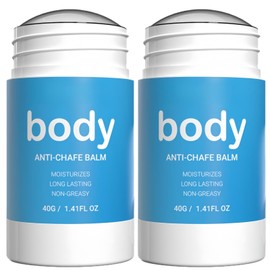 LaluluTek 2PCS Sweat & Water-Proof Anti-Chafe Stick for Active Lifestyles. Prevent Thigh Rashes & Sports Chafing with Long-Lasting Protection. Anti-Friction Cream for Dryness & Comfort