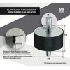 DOJA INDUSTRIAL Air Conditioning Rubber Buffer M4 Thread 15 x