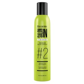 Salon In Recamier Medium Hold Hair Spray – 9.5 fl oz | Flexible Control, Natural Finish, Anti-Frizz Styling Spray