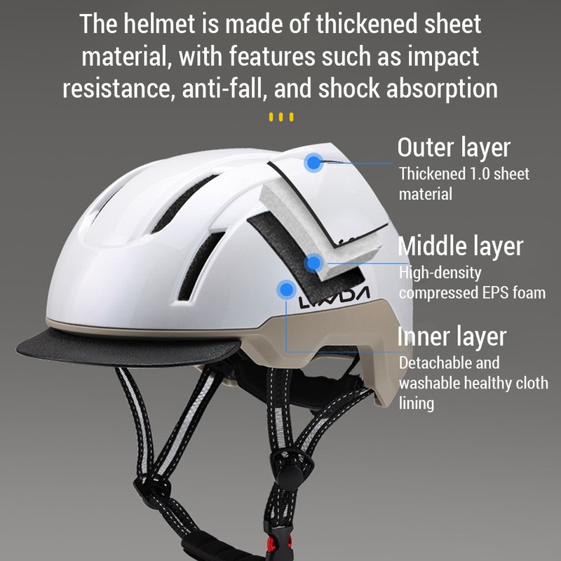 Breathable Shockproof Bicycle Helmet 12 Ventilation Holes Hard Shell Bike