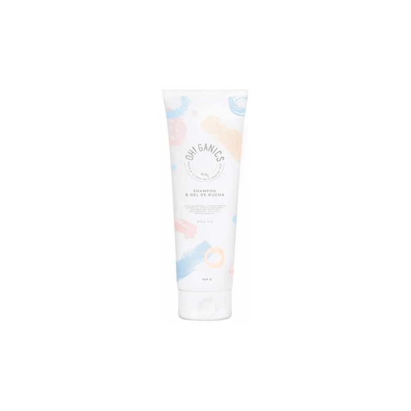 OH! GANICS Shampoo y Gel de Ducha para Bebé, 250