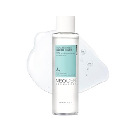 Neogen Dermalogy Real Ferment Micro Toner - Gentle Face Toner with Triple Hyaluronic Acid & AHA, BHA, PHA, LHA Exfoliation - 5.07 fl oz | K-Beauty Skincare