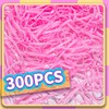 Teenitor Hair Bands, Rubber Elastics, 300pcs, Pink