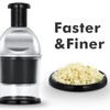 Manual Chopper, Garlic Onion Slap Chopper for Kitchen, Easy to