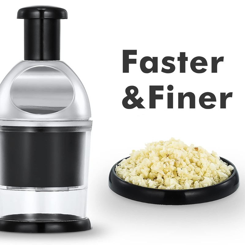 Manual Chopper, Garlic Onion Slap Chopper for Kitchen, Easy to