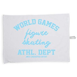 Hippowarehouse World Games Figure Skating Athl. Dept AW15 Crossover Entry Tea Towel Eco Printed Dish Cloth Kitchen accessory 50cmx70cm 100% Cotton