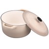 VORRINGARD Enameled Cast Iron Dutch Oven Pot with Lid, for