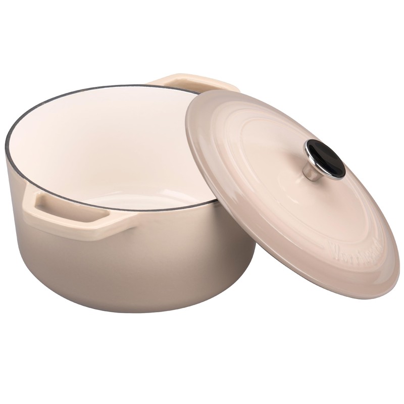 VORRINGARD Enameled Cast Iron Dutch Oven Pot with Lid, for
