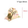 Steel Sliding Door Track Roller Wheel with Mounting Bracket –