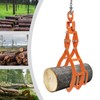 JAYGOVAN 28" 4 Claw Log Grapple Logging Log Lifting Tongs,