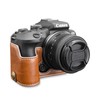 Rieibi EOS R10 Case - Quality PU Leather Half Case
