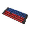 6pcs Socket Organizer 360° Swivel Removable End Cap 1/4 Inch