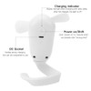 Electric Versatile Small Portable Fan USB Rechargeable Handheld MultiFunctional Cooler(White