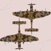 1:72 Scale Die-Cast Airplanes JU-87 Fighter Jet Model Bomber Fighter