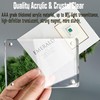 EKINIYAR 4x6 Acrylic Picture Frames, 20% Thicker Block, Clear Picture