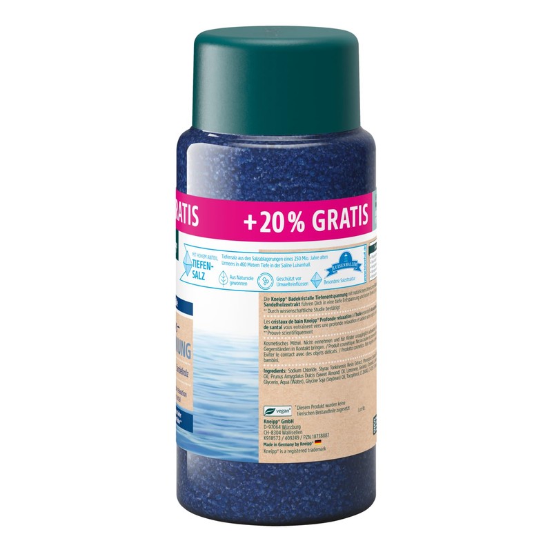 Kneipp Bath Crystals Deep Relaxation Special Size 720 g