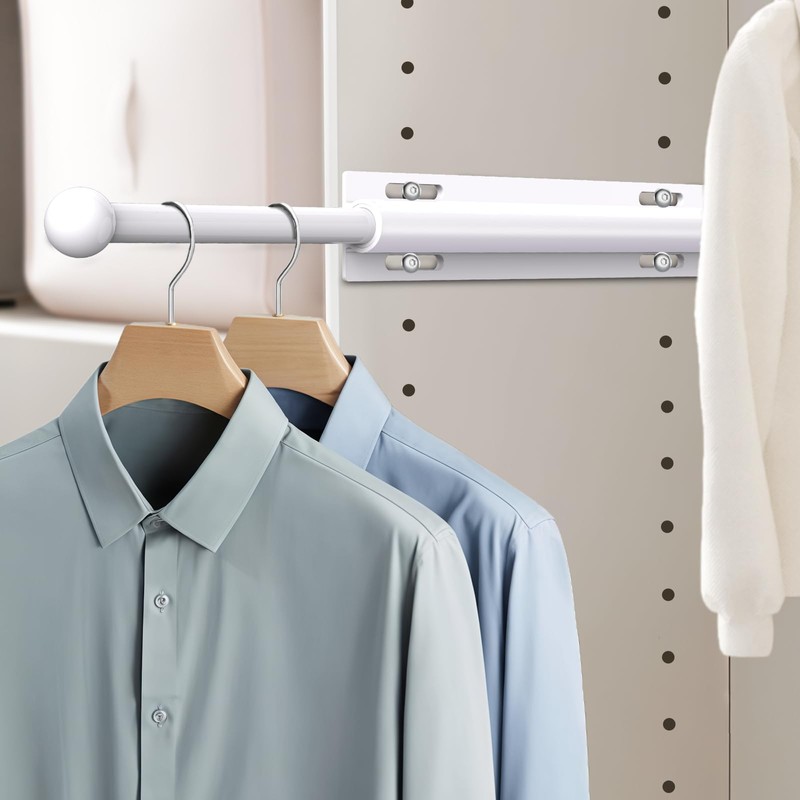 Supforce Valet Rod for Closet Pull Out, Retractable Slide Out
