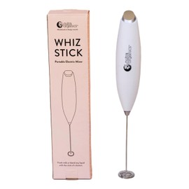 Nutra Organics Nutra Whiz Stick | Easy-to-use One Click Button & Handy Sleek Design | Great for Frothing Milk and Blending Smoothies