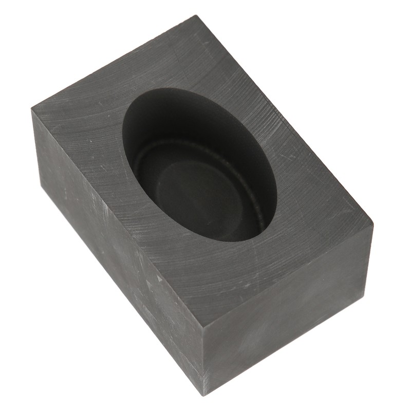 Graphite Mold High Temperature Resistance 3x4x6cm Ingot Shape Smelting Molds