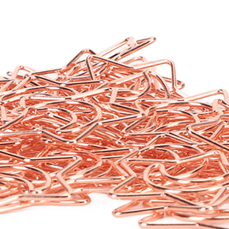 100pcs Star Moon Paper Clips Prevent Rust Skid Resistance Cute