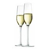 NutriChef Champaign Glasses - 7Oz Clear Champagne Flutes (Set of