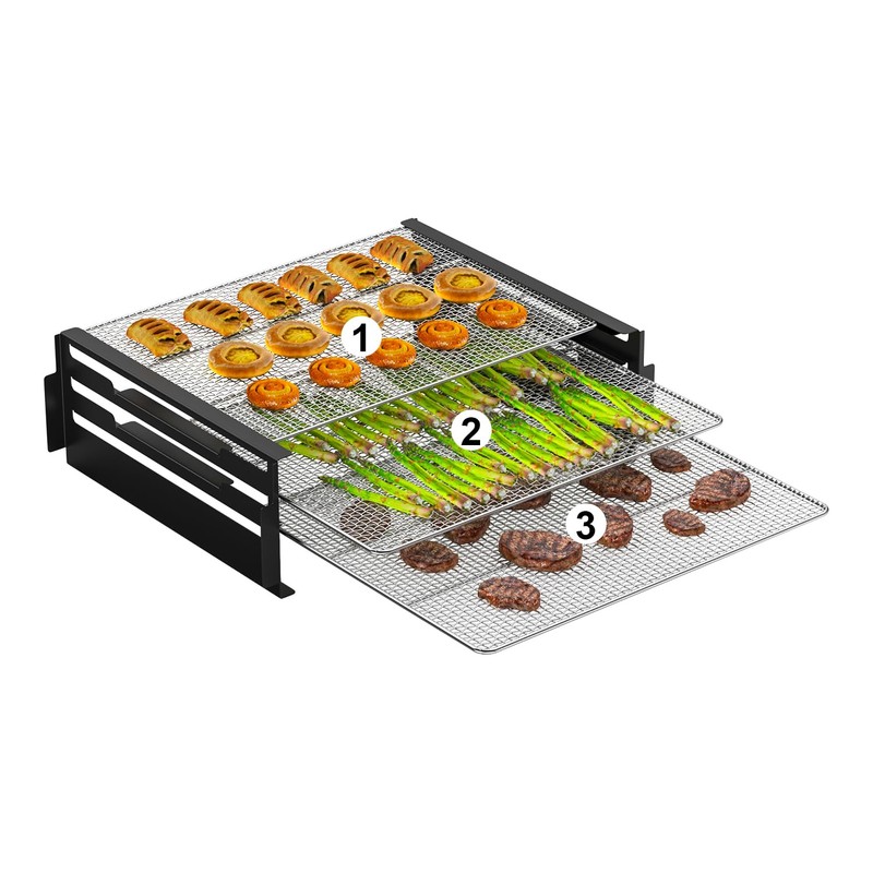 SafBbcue 24 Inch Jerky Grill Racks for Camp Chef Pellet
