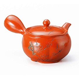 Vermillion Mud 急須 Ruffled Plum Model Y1033