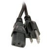 For Coby COBY LEDTV3226/4026/5536 3-Prong POWER CORD/CABLE