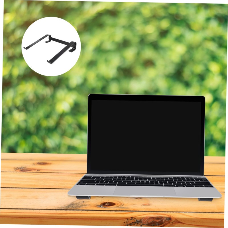 LALAFINA Folding Portable Aluminium Alloy Laptop Stand Riser Ergonomic Design