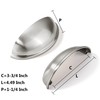 khtumeware 10 Pack 3-3/4" Drawer Pulls Brushed Satin Nickel Cabinet