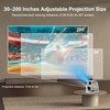 Mini Projector with WiFi and Bluetooth, Football Design, 200 ANSI